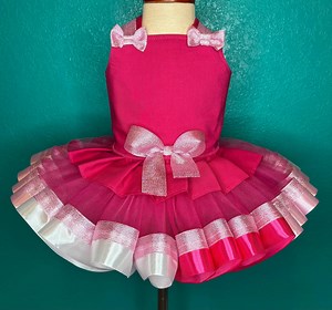 Hot Pink Dress Tutu Birthday Outfit Pageant Wear - Etsy Australia