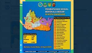Daftar Pos Pemeriksaan PSBB Kota Bandung, Kab Bandung, Cimahi, KBB, Sumedang, Polisi/TNI Jaga Ketat - Tribunjabar.id
