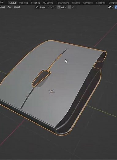 quick usb mouse modelisation in blender