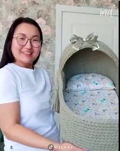 19K views · 143 reactions | Crocheting an adorable baby cradle! | MetDaan Fashion | Facebook