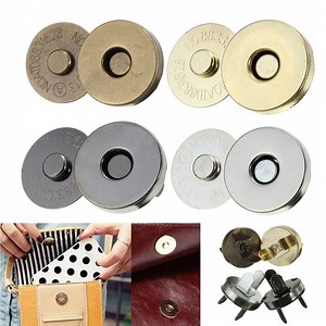 [Hot Item] DIY Sewing Wallet Magnetic Button Magnetic Press Buttons Round Magnet Buckle Luggage Clasp Snap