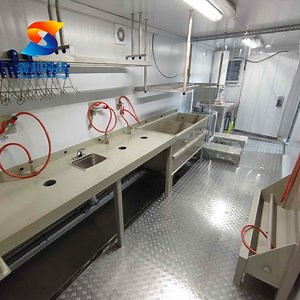 [Hot Item] Mobile Chicken Pig Cattle Sheep Slaughter Modular Abattoir Complet Industriel Mobile Machine