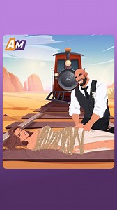 A man tied a beauty to the railroad tracks #fblifestyle | AniMatters