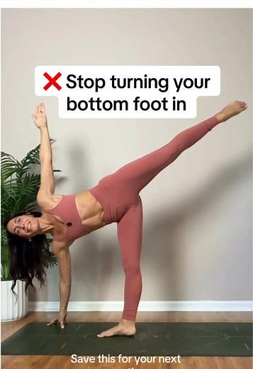 Your half-moon is only as stable as the standing hip. When the bottom foot turns inward in Ardha Chandrasana, the body is usually searching for balance instead of creating stability. The pose may feel easier in the moment, but the hip closes instead of opening. Half moon is an open hip posture. The standing leg needs to stabilize the femur in the hip socket so the pelvis can rotate open without collapsing. That stability comes from the glute medius and the adductors working together to support t