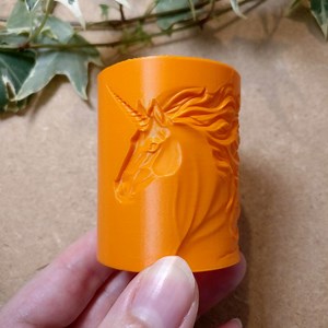 Texture Roller Einhorn Muster || Keramik | Ton | Fimo | Keramik | Gebäck | Prägung | Prägung | Nudelholz Roller Motiv Maker - Etsy.de