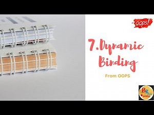 🏷BASIC CONCEPTS OF OOPS | 7.DYNAMIC BINDING OR COMMUNICATION