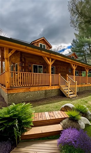 2.1K views · 45 reactions | Take a Look Inside This Cozy and Beautiful Amish-Built Home | Forest Cabins | Facebook