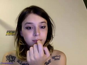 Amateur shemale tranny in solo video