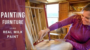 How to paint furniture with milk paint