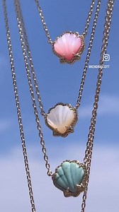 1.2K views · 11 reactions | The category is: the must have necklace for the summer season. ✨ Meet the viral Brynne shell pendant! Shop this best seller in store now before it sells out!️ | The Palm Tree Victoria | Facebook