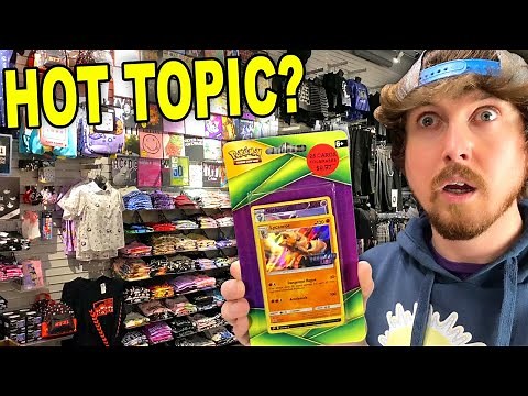 Does Hot Topic Sell Pokemon Cards? Opening a *WEIRD ALL HOLO & RARE* $10 Pack From a FYE Store!