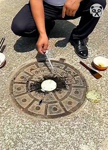 Cooking a pancake using a hot manhole cover | Girly Panda