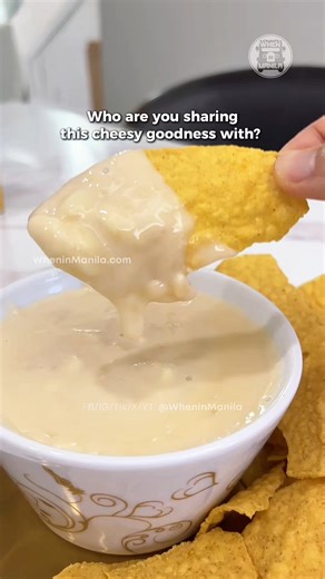 Nacho Dip Hack! 🤯🧀 Get the ultimate milky and cheesy nacho dip recipe! #mexican #mexicanfood #cheese #asmr #easy #recipe | When In Manila