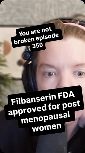 Kelly Casperson, MD➖Urologist on Instagram: "Last week, the FDA approved Addyi® (flibanserin) for the treatment of hypoactive sexual desire disorder (HSDD) in postmenopausal women. Let that sink in. For decades, postmenopausal women were excluded from FDA-approved options for low desire—despite real distress, real relationships, and real quality-of-life impact. That changes now. 🎙️ On this week’s episode of You Are Not Broken, I break down: • What this approval actually means (and what it doesn