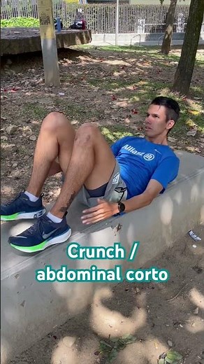 Crunch / Abdominal corto 🍫 #crunch #abdominal #exercise