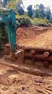 Pembuatan Jembatan Kandang Kobelco SK200