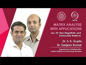 Positive Matrices, Positive Eigenpair, Perron Root and vector, Example