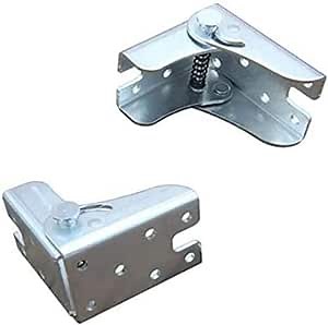 90°Self-locking Hinge Leg Accessories-used for multifunctional hinged bed, folding workbench, kitchen folding table, supporting sofa folding foot, invisible foot, furniture accessory connector (2 pcs)