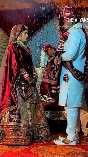 Dulha–Dulhan Ki Varmala 💐 Viral Wedding Video ❤️ #trending #weddingceremony