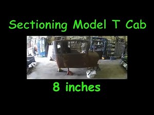 1927 Model T pickup cab sectioning.