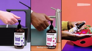 Everyone 3-in-1 Soap,Body Wash,Bubble Bath,Shampoo,32 Ounce,Unscented,made for Men and Women,(Pack of 4)