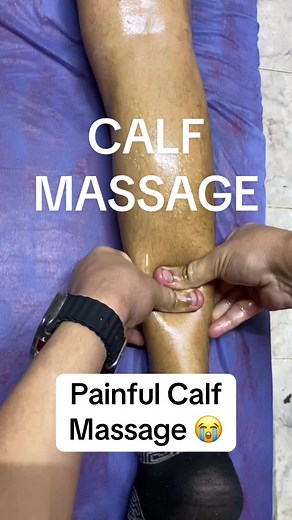 Painful Calf Massage Compilation for Lactic Acid Drainage