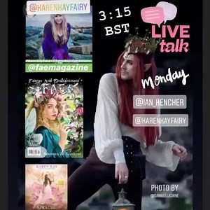 Join me today at 3.15pm BST as I chat to @ian_hencher on his Instagram page for an #instagramlivestream - Prepare for wings and things!!! 🧚🏻‍♀️🧚🏻‍♀️🧚🏻‍♀️ . . . . . . . . . . #instagramchat #instagramlive #instagraminterviews #ianhencher #karenkay #karenkayfairylady #faemagazine #karenkaysfaeryevents #funchat #funchats #elf #fairy #fae #faerie #elvin #faery #faefun #joinus #faeriesandenchantment #faeriesandenchantmentmagazine #podcast #iglive #igliveparty #fairyparty | FAE Magazine - Faerie