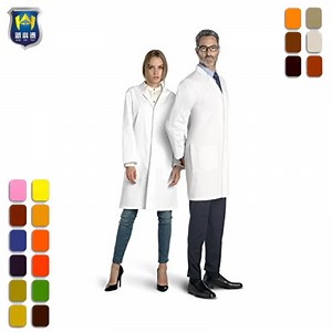 [Hot Item] Unisex Doctor Hospital Uniform White Lab Coats