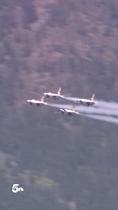 Thunderbirds practice flyover https://tiny.one/AirForceGraduation | KOAA 5