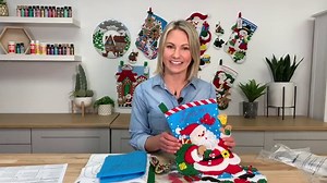 Bucilla 18-Inch Christmas Stocking Felt Applique Kit, 86140 Princess