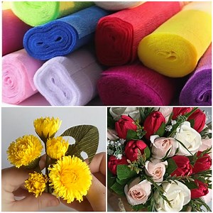 DIY crepe paper flower bouquets!?? | MetDaan Beauty