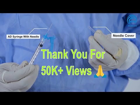 How to use Auto Disable Syringe ( AD Syringe ) | SPM Medicare Manufacturer | AD Syringe