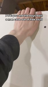 209K views · 1.3K reactions | If you don't have the budget, then you need to be resourceful at least. Just like these lads!  #mancave #mancavevideo #mancaveinspo #mancavereels #shed #build #tradies | A Man & His Cave | Facebook