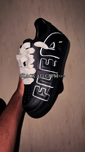 Los Mejores Nike CPFM AF1 Black