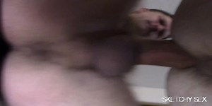 Grindr Bottom Gets Hole Filled at Bareback Cum Swap [Video]