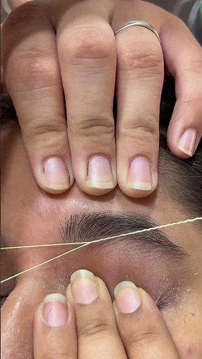 Eyebrow threading threading tutorial
