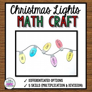 Christmas Lights Math Craft
