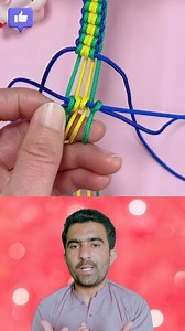 How to Make a Thread Bracelet at Home ! #bracelet #homemade #threading #reels #tipsandtricks | SF Reactions