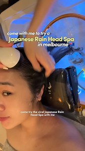 Trying Melbourne’s viral Japanese rain head spa experience