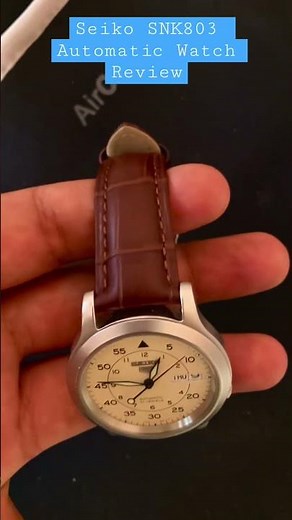 Seiko snk803 automatic watch review by Indian #seiko #automatic #automaticwatch #watchreviews #watch