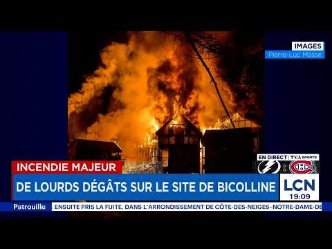 Major fire: the medieval site of Bicolline heavily damaged