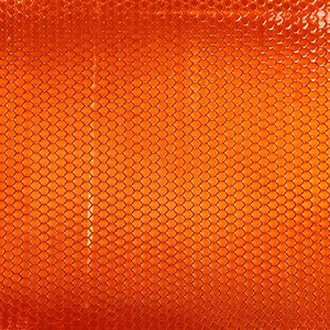 [Hot Item] Custom Prints Outdoor Advertising Reflective Honeycomb Sticker Material Orange