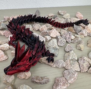 Movable Crystal Dragon Shimmering 80 Cm Tall Flexible Dragon Stress Relief Tiktok Animals Toy Easter Gift Children - Etsy