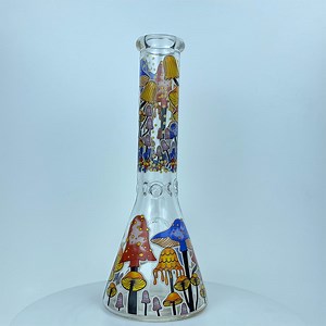 [Hot Item] 2025 Hbking Beaker Glass Water Pipe Pyrex Glass Smoking Pipe