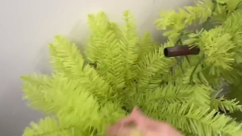 Whimsical Artificial Christmas Tree 6FT with 150 LED Timer Lights, Bendable Lime Green Christmas Tree with Timer Remote for Christmas Decorations Indoor/Outdoor or Porch Decor.