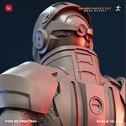 Are you a Mass Effect fan? Our contributing artist has created an outstanding 3D printing figurine inspired by a renowned protagonist, Commander Shepard: http://ow.ly/C0i050Ob81R This unique STL file is a remarkable tribute to the iconic protagonist of the Mass Effect series, showcasing Shepard's bravery, leadership skills, and tactical prowess. The N7 soldier's costume is adorned with the emblem that represents their affiliation with the Systems Alliance N7 special forces program. From the post
