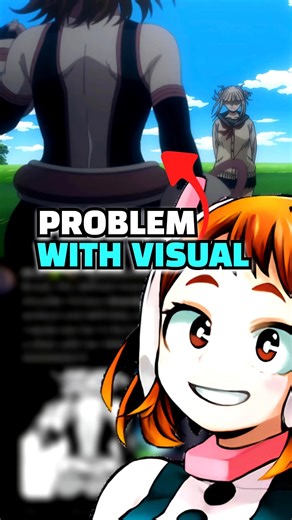 viral comparing the visual differences of the adult version of Ochako Uraraka. #anime #mha #deku