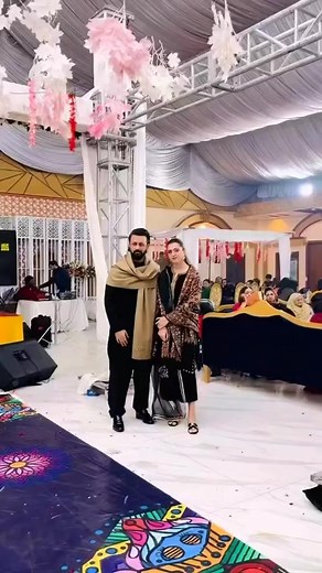 #AtifAslam with his wife Sara Atif at a recent wedding event | Asian Lifestyle Magazine