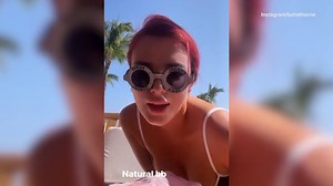 'Natural bb:' Bella Thorne flaunts envious figure by the pool