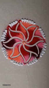 189K views · 4.5K reactions | Small floral rangoli pattern! #creative #rangoli #ideas #relaxing #Rangoliart | Blissful Stuff by Poonam | Facebook